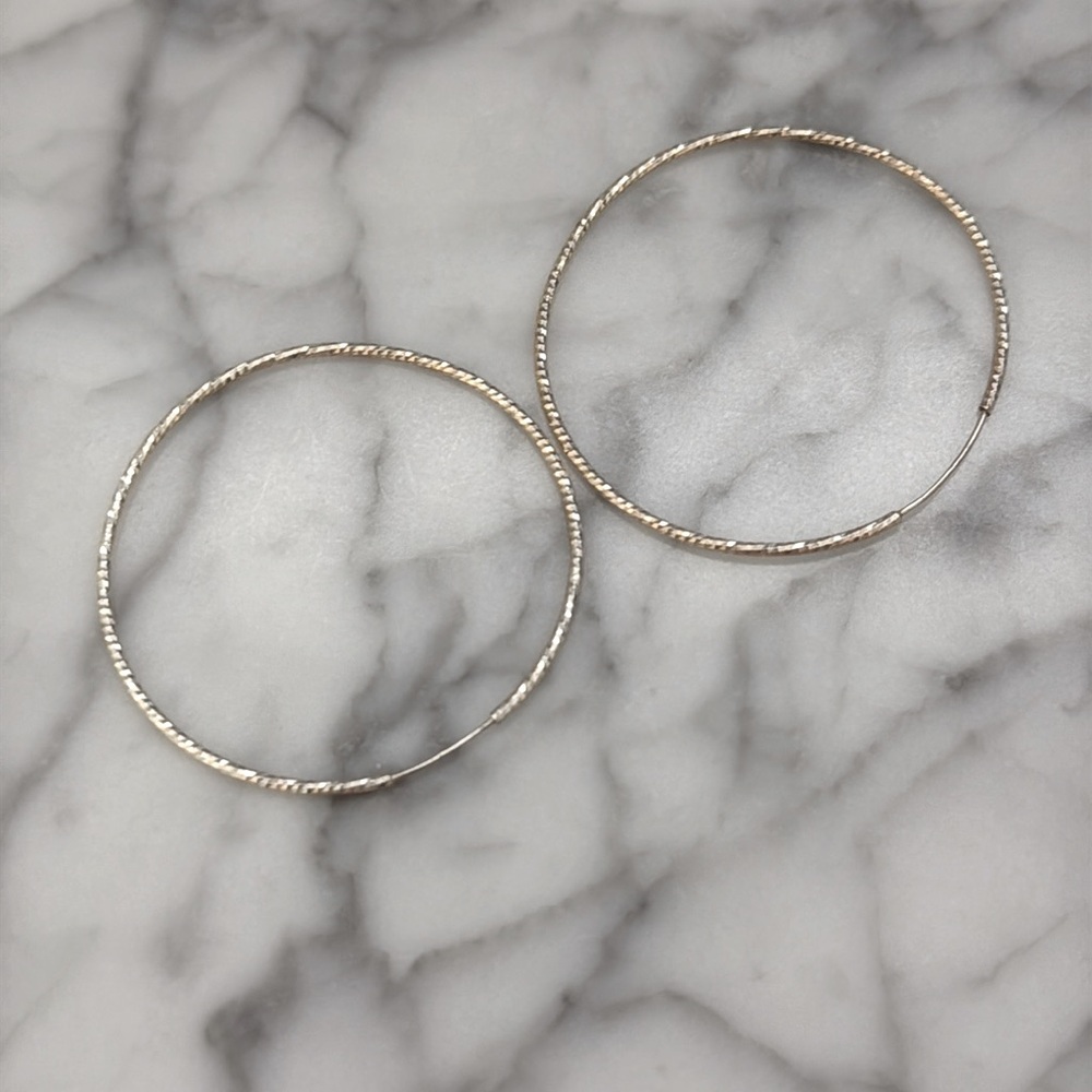 Sterling Silver Hoop Earrings